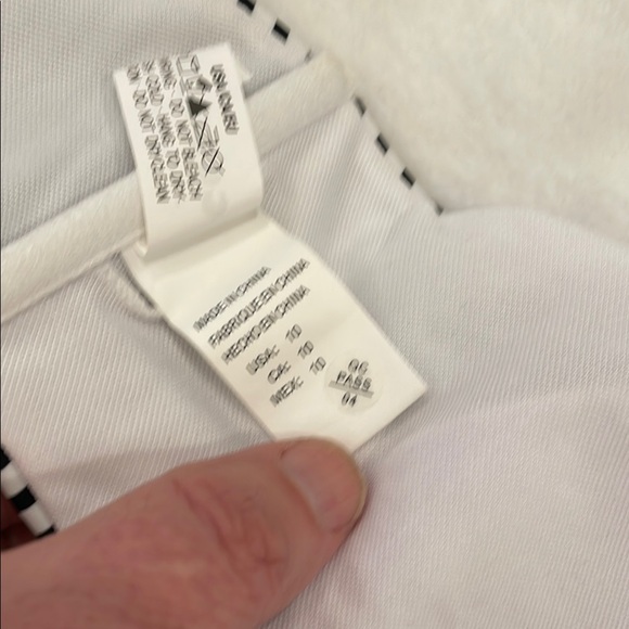 Cocoship Striped Black and White Bikini Set size 10 - Picture 11 of 12